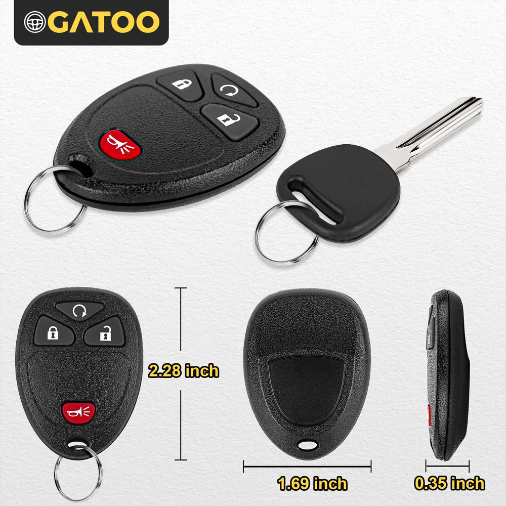 OGATOO remote 4-button layout close-up for intuitive use