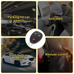 OGATOO key fob remote electronics visible for quick installation