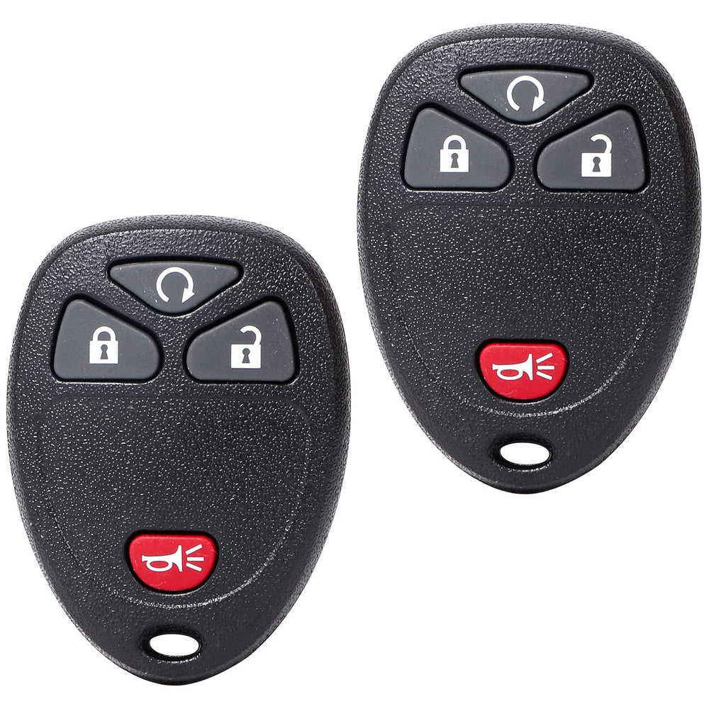 OGATOO key fob replacement for Chevy Silverado — compact front-view for quick swap