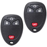 OGATOO key fob replacement for Chevy Silverado — compact front-view for quick swap