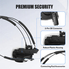 OGATOO rear door lock mechanism inside highlights OEM-style compatibility.