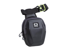 OGIO molded leg bag black with water-resistant front panel for everyday carry