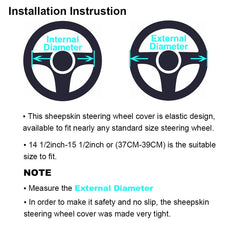 OGLAND hands dry on sweaty days steering wheel cover
