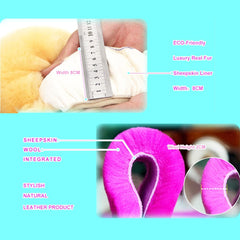 OGLAND natural sheepskin absorbs moisture and insulates against heat and cold