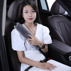 Pacemaker-friendly seatbelt pad long size cushions chest areas