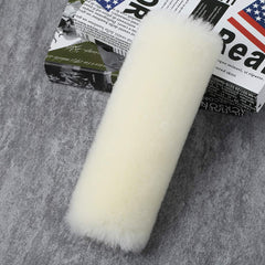 OGLAND seatbelt pad cream white, easy Velcro installation on belts