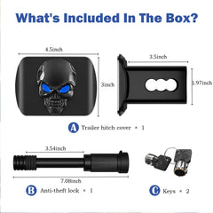 OGYE all-weather durability keeps hitch components protected outside.
