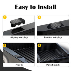 Secure, gap-free fit with non-slip mat for protection.
