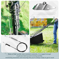 Cable length 54 inches and overall 78 inches for correct tension.