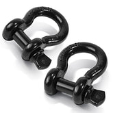 Ohuhu D Ring Shackles 3/4 inch front bumper mount for off-road recovery