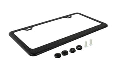 Ohuhu license frame back view installed on vehicle ensuring clear tag visibility.