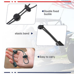 OIEKUN mesh trash bag fits Can-Am with secure mounting and debris contained
