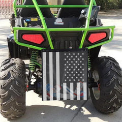 OIEKUN UTV mesh trash bag mounted for wide compatibility and trail organization