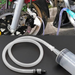 Ojeemii DIY brake bleeding setup with universal compatibility