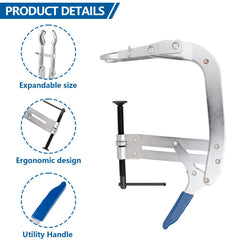 Ojtrtdr valve spring compressor in use demonstrates efficient one-person operation