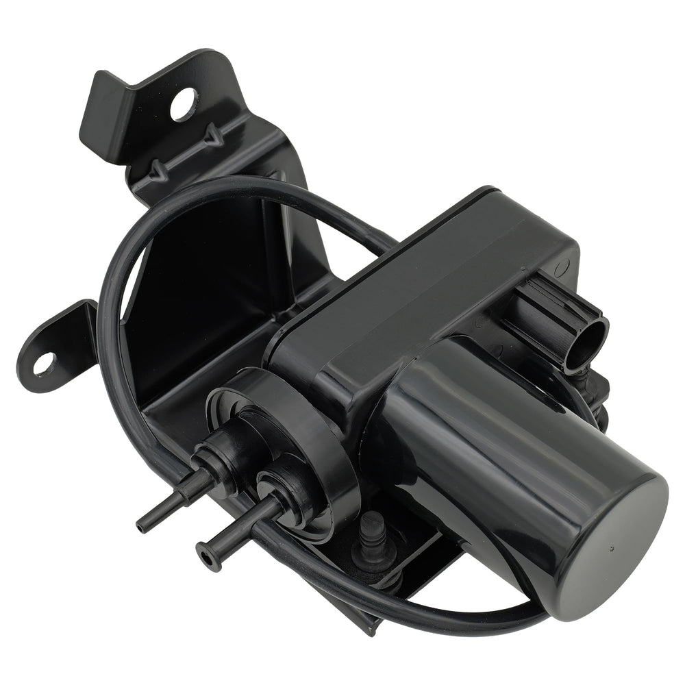 OKAY MOTOR 904-214 electric vacuum pump front view for reliable brake booster performance in heavy-duty Ford trucks.