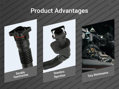 Okay Motor crankcase vent hose image highlighting compatibility and OEM-style design.