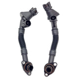 Okay Motor crankcase vent hose left for BMW N63 improves valve cover connections.