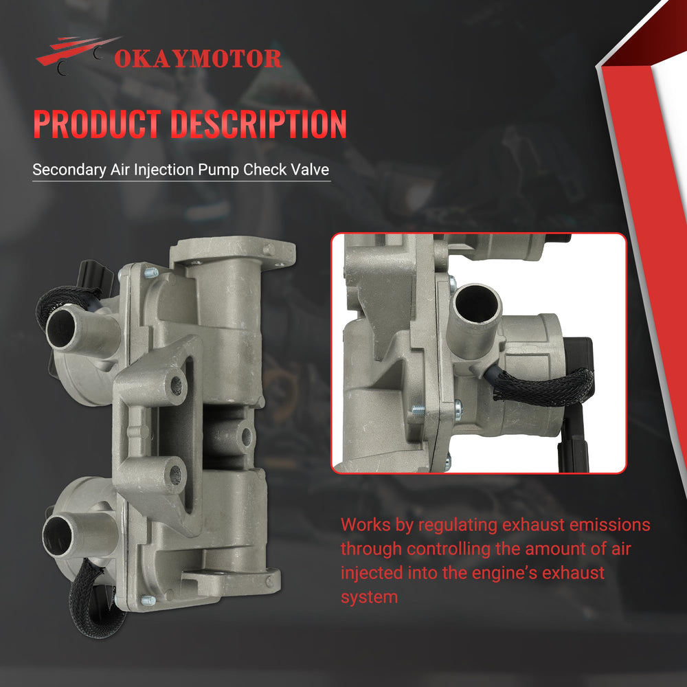 OKAY MOTOR SAI check valve closeup showing OE number and precise fit