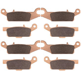 OKBA Yamaha Grizzly front brake pads sintered for durable stopping power
