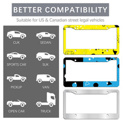 OKBA sublimation frames with predrilled slots for easy installation.