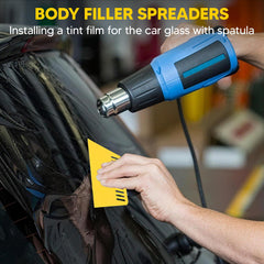 Okiyakusama auto body spreader medium yellow edge improves even putty spreading.