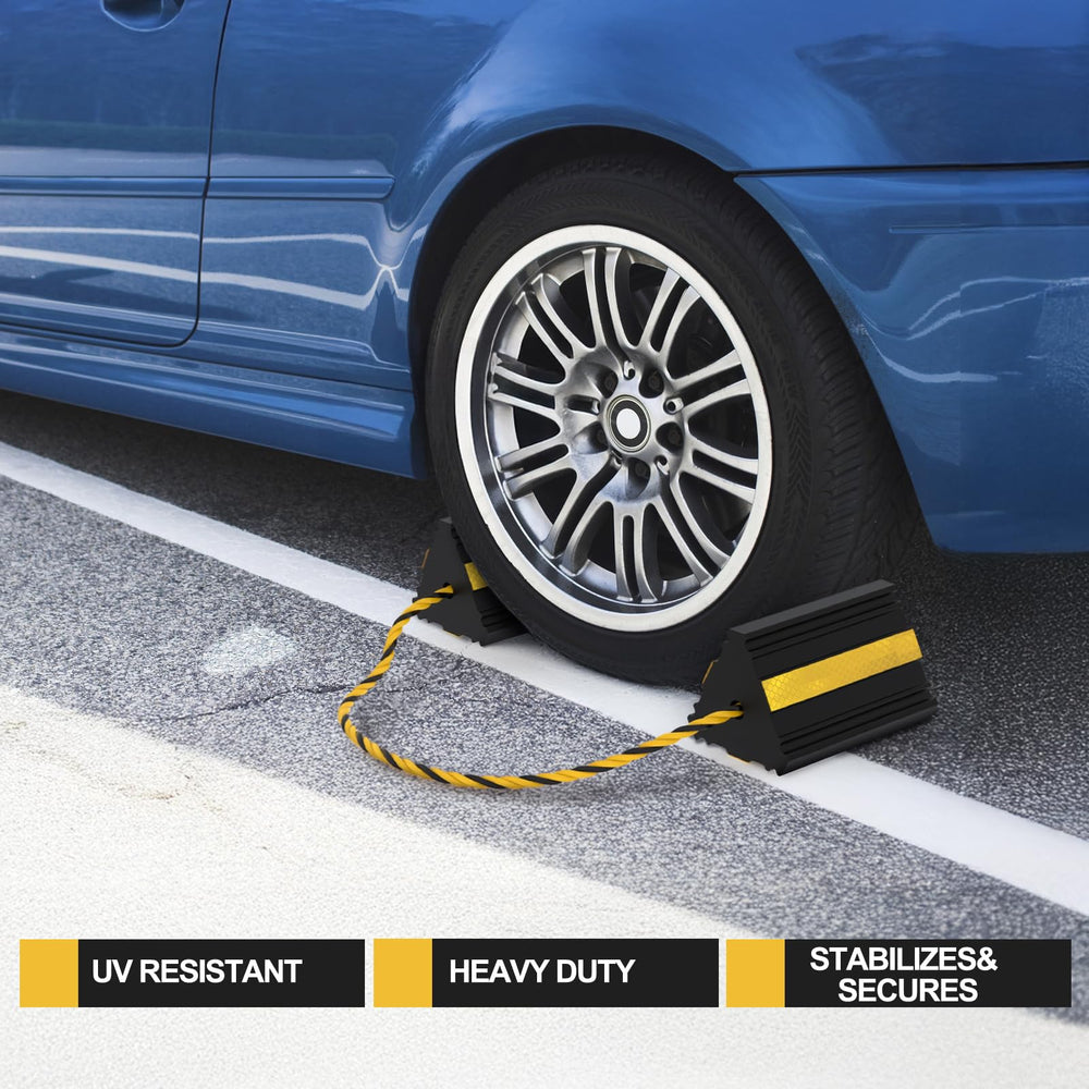 Okllen wheel chocks lightweight and portable for easy transport