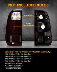 OKLPF black tail light for Ford F-250 passenger side provides quick replacement
