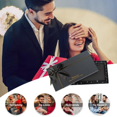 OKLPF bling-frame gift box packaging makes a ready-to-gift present for holidays.