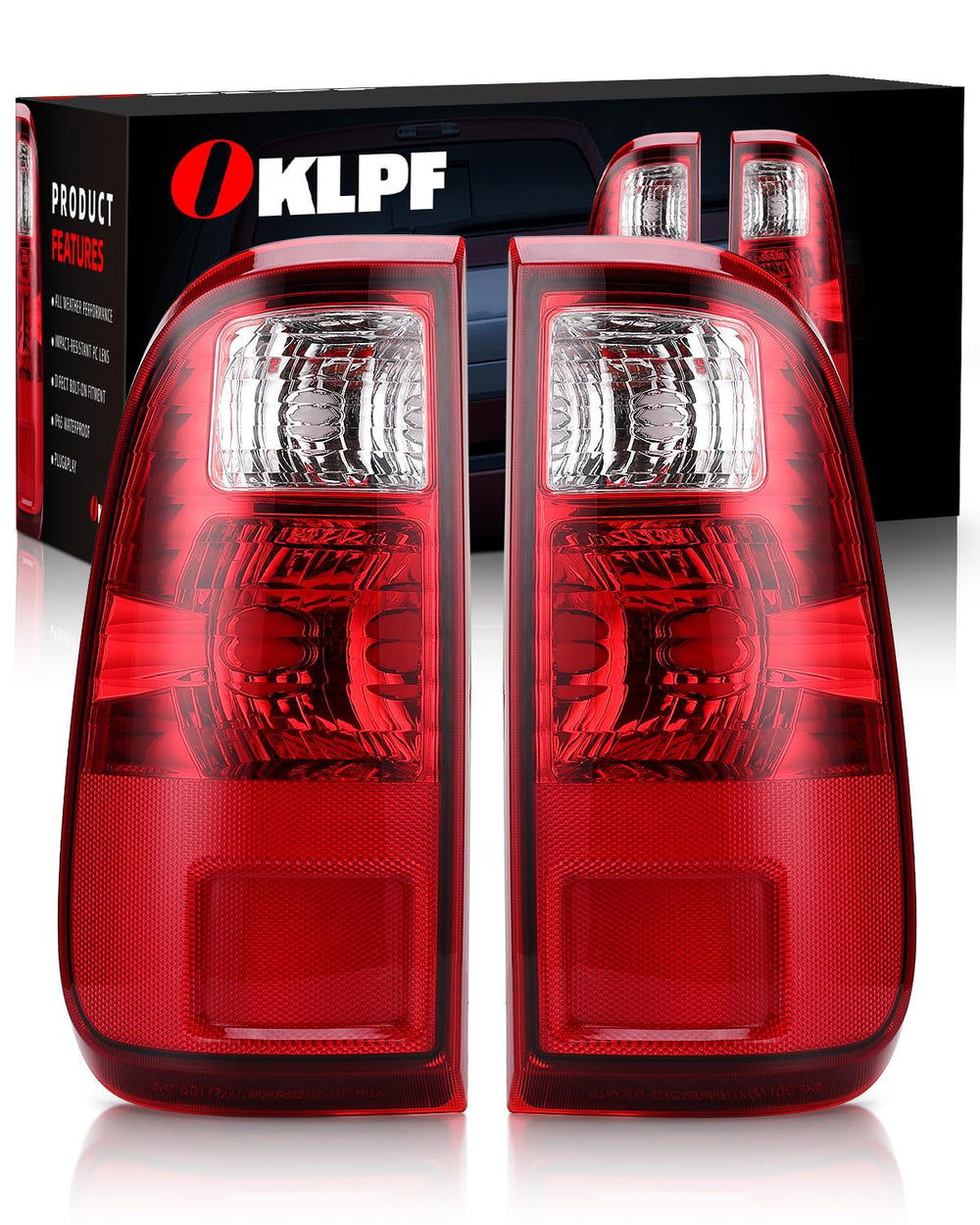 OKLPF rear brake tail light installation image demonstrates plug-and-play setup.
