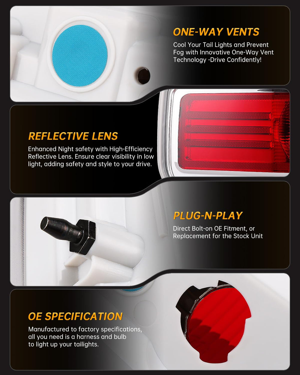 OKLPF plug-and-play setup for fast installation on F-150 tail lights