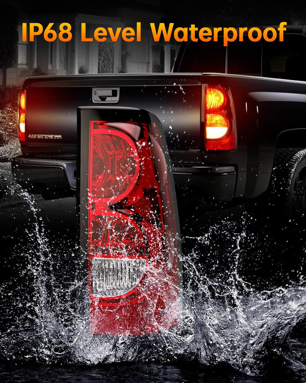 OKLPF rear brake tail light Silverado 1500-1500HD, plug and play ready