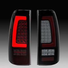 OKSIWA bold C-shaped LEDs emphasize the Silverado's rear profile and signaling.