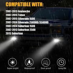 OKSIWA IP67 waterproof fog light withstands rain and snow.