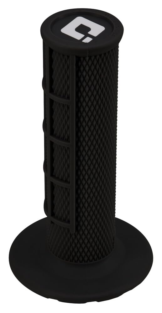 Old Dutch International ODI Motocross half waffle grips in black maximize comfort and control.