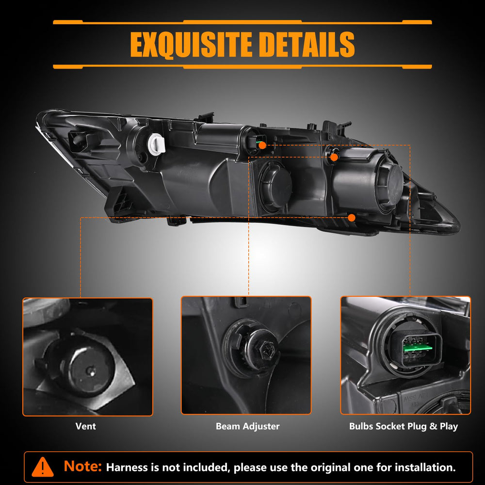 Oldani Ki-a Optima interior chrome reflector headlight for enhanced light reflectivity