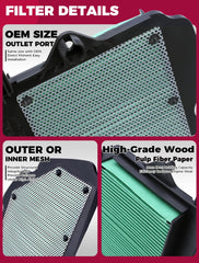 OLIFANT air filter compatibility with 17215-HL4-AK0 and 17215-HL4-A02 shown.