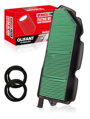 OLIFANT air filter for Honda Pioneer 1000 packaging highlights easy fit and reliable filtration.