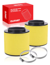 OLIFANT Honda Rancher 420 air filter close-up showing rugged filtration benefits