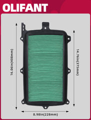 OLIFANT air filter media close-up for Talon fit