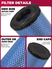 OLIFANT air filter paper quality ensures strong filtration for harsh environments