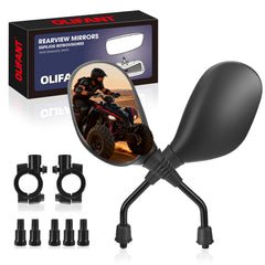 OLIFANT ATV rearview mirrors mounted on Polaris Sportsman for safer rides