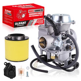 OLIFANT carburetor close-up for Honda Foreman 450 with air and fuel filters