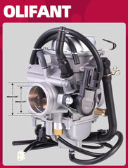 OLIFANT carburetor for Honda Foreman 500; easy installation guidance image.