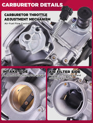 OLIFANT carburetor for Honda Foreman 500; outer diameter 42mm details.