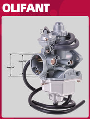 OLIFANT carburetor installation-ready kit for TRX250TE and TRX250TM.