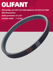 OLIFANT 3211077 belt for Polaris Xpress 500, smooth operation guaranteed