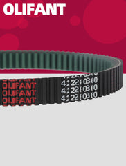 OLIFANT belt packaging and durable construction shown