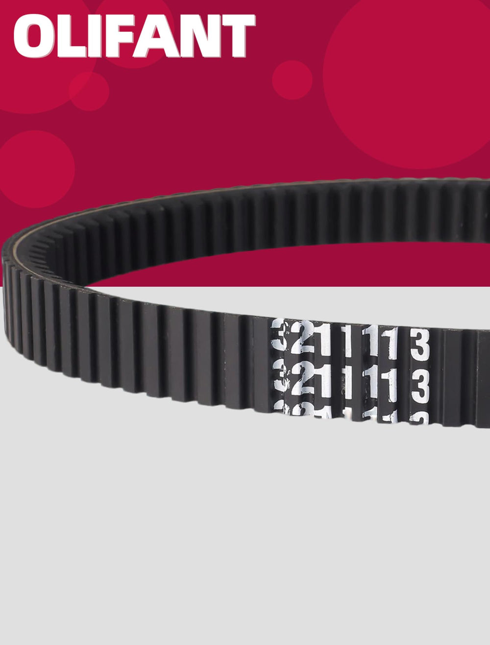 OLIFANT drive belt for Polaris RZR 800 supports confident acceleration.