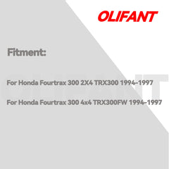 OLIFANT CDI box side view for Honda Fourtrax 300 highlighting connectors